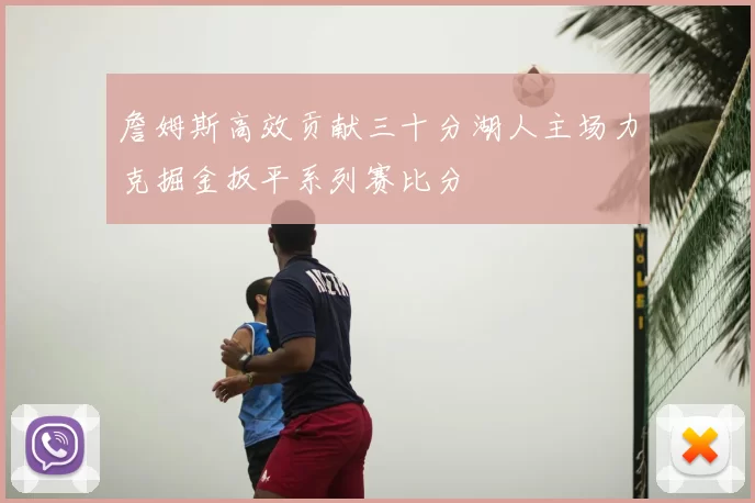詹姆斯高效贡献三十分湖人主场力克掘金扳平系列赛比分