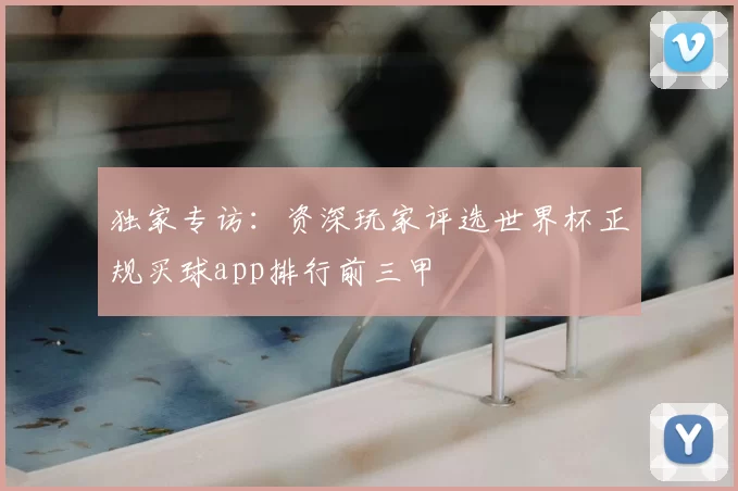 独家专访：资深玩家评选世界杯正规买球app排行前三甲